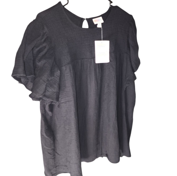 LuLaRoe Tops - Women's Lularoe Black Maddy 2xl New With Tags